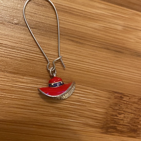 *3 for $15* Red Hat Society Earrings - Picture 2 of 2